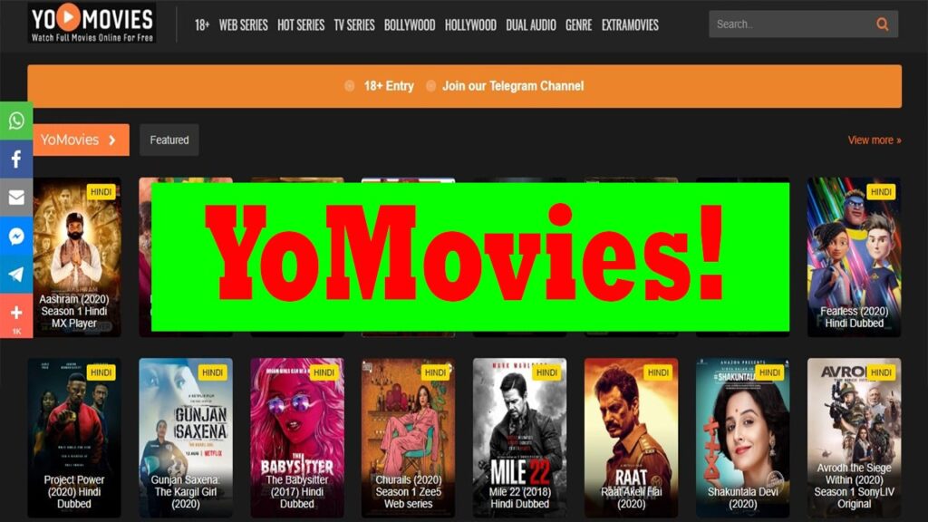 Yomovies 2022 Free Download Movies Website 3